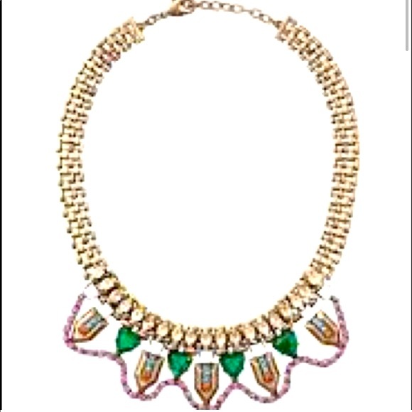 Stella & Dot X Rebecca Minkoff | Jeweled Vntge Gold Prism NEW StatementN… - Picture 6 of 11